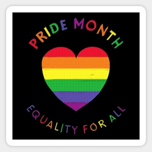 Pride Month Equality For All Sticker